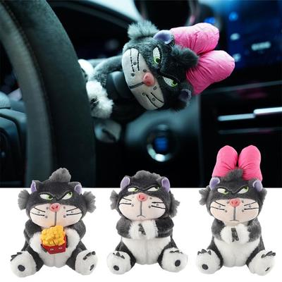 Car Decoration Cat Plush Doll Turn Signal Wiper Shift Handle Dashboard Decotive Ornament Car Styling Car Interior Accessories