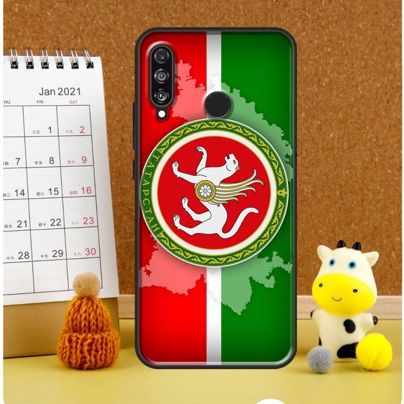 Tatarstan Flag Coat of Arms Case For Huawei Nova Y61 Y91 Y60 Y70 Y90 10 9 SE 11i 8i 7i 3i P20 P40 Lite P30 Pro Cover