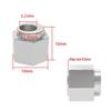Eccentric Hex Nut Engraver Isolator for 3D Printer, Carbon Steel, Nickel-Plated, Inner Diameter 5".