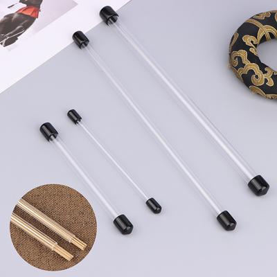 5 Piezas Tubo de Acrílico Transparente para Incienso 1g/2g/4g/10g Barril para Palillos de Incienso Caja de Almacenamiento