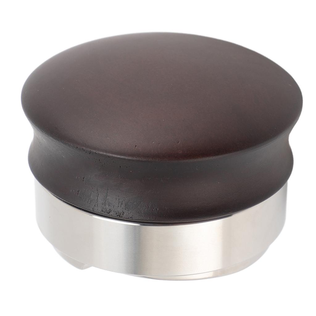 58mm Valnötsträ Kaffepress Kaffepressverktyg Balans Kaffepulverpress för Kaffe