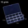 Storage Box Transparent Plastic Box Packaging Box Paper Clip Storage Portable Handheld DIY Handmade Material Desktop Storage TMZ