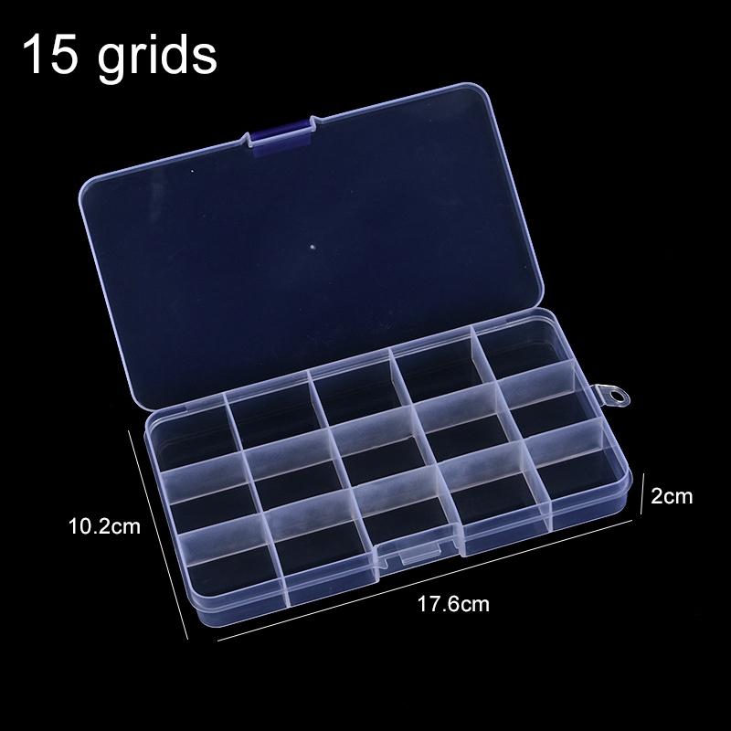 Storage Box Transparent Plastic Box Packaging Box Paper Clip Storage Portable Handheld DIY Handmade Material Desktop Storage TMZ