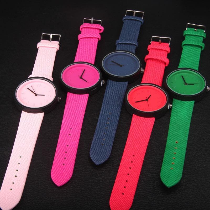 Elegant Fashion Number Dial Simple Round Wrist Watch Bracelet For Women