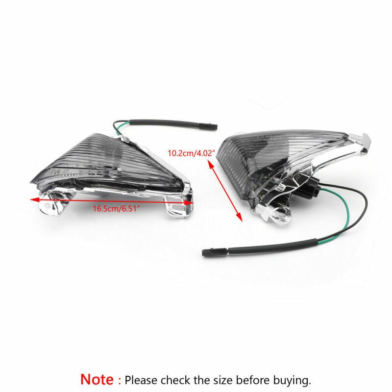 Front Turn Signals Lens For Kawasaki Ninja ZX6R ZX10R ZX14R EX650 ER-6N GTR1400