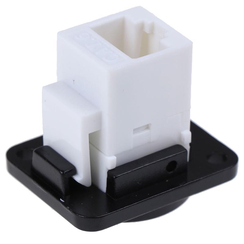 Rj45 võrgupistiku metallpaneeli pesa D-tüüpi tsingisulamist kinnitus Cat6