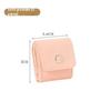Niedliche kleine Mikrofaser-Taschen mit Druckknopfverschluss Schmuck Faltbare Aufbewahrungstaschen Stecker Ohrringe Ring Anhänger Halskette Organizer Geschenktaschen