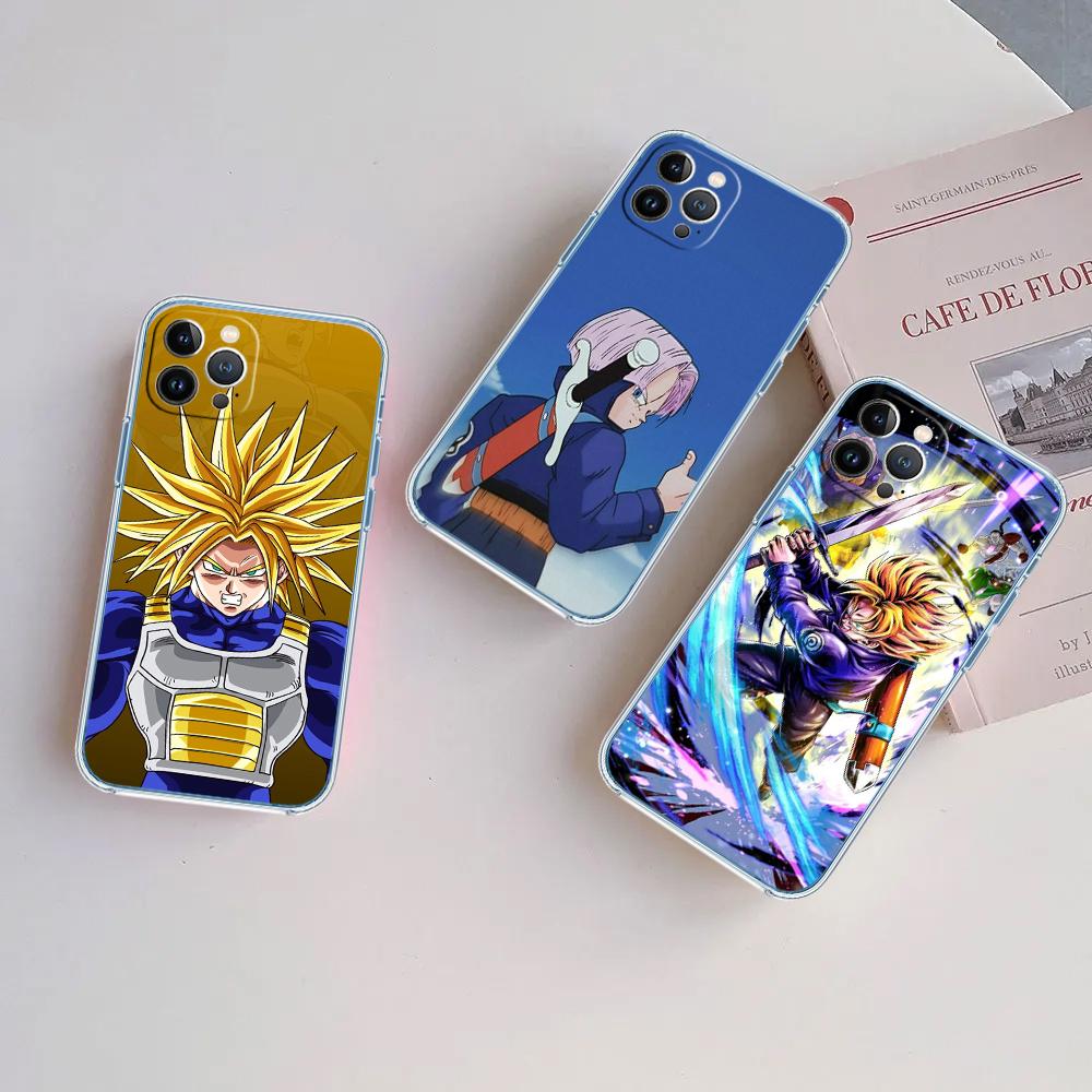 PP31 Dragon Ball Trunks Soft Shell Transparent Phone Case for Motorola Moto G7 G8 G9 G84 G85 G73 G24 G15 Z2 Play Power Plus