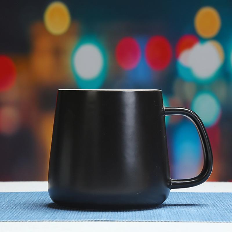 Ceramic Cup Mug Coffee Cup Milk Cup Creative Couple Cup Gift Advertising Water Cup Customization 301-400ml