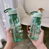 New Large Capacity Water Bottle with Filter, High-Design Outdoor Portable Cup with Rope, Creative Sports Plastic Jug
