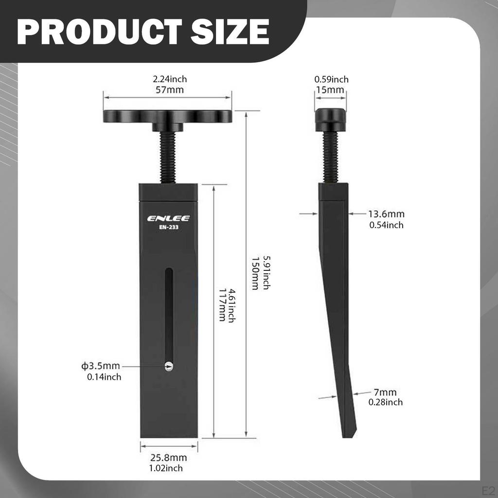 Bike Hydraulic Disc Brake Piston Press Tool Part Replaces Portable Repair for Garage Shop