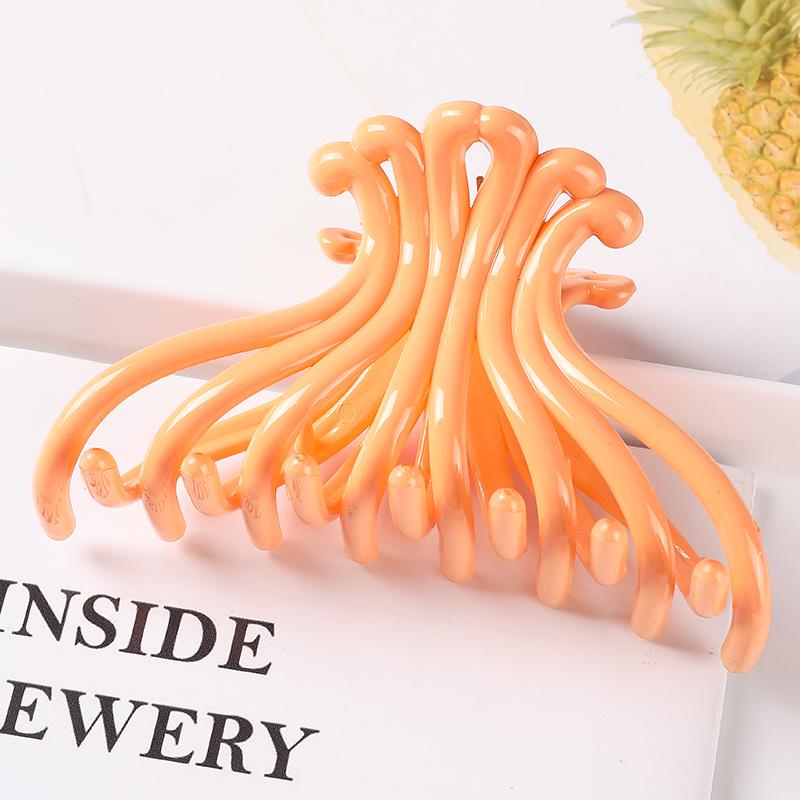 Geometric Forked Claw Clip: Japanese & Korean Fashion Hair Accessory for Women