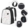 Black Sheep Among White Sheep Funny Hand Drawn Pattern Hd High Quality Teen College Student Backpack Pattern Design Bags Blackk