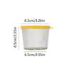 1/4Pcs 200Ml Glass Storage Jars Transparent Thicken Glass Storage Containers Multifunction Fresh-Keeping Mini Clear Jars Kitchen