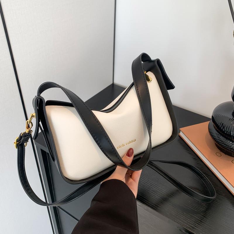 

2024 New Spring Summer Fashion Women s Shoulder Bag Urban Minimalist Pu Crossbody Bag чёрный