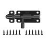 Modern Sliding Door Lock Stainless Steel Black Simple Installation Door Latches For Outdoor Door