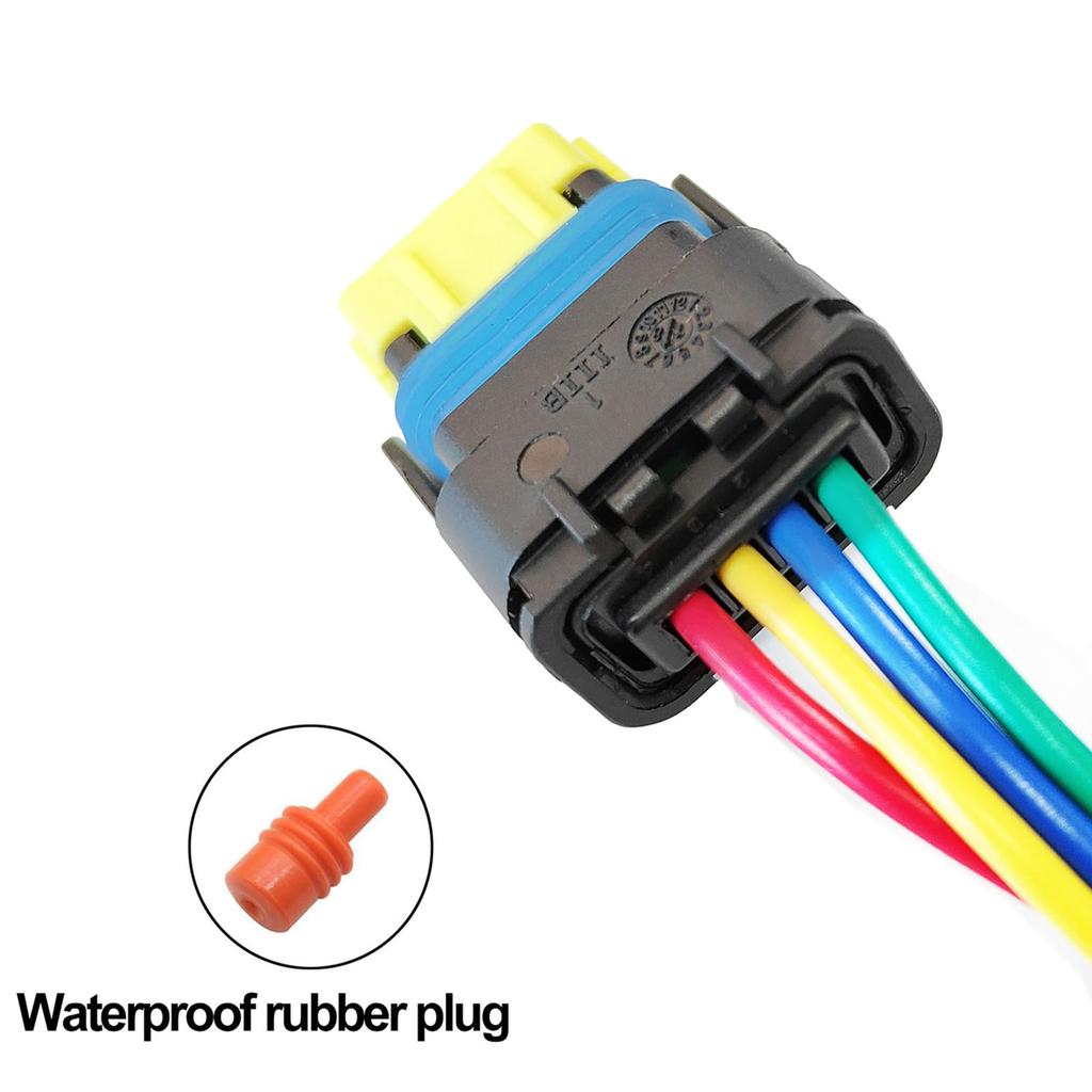 2pcs For Nissan Qashqai Dualis J10 2007 - 2013 Rear Tail Light Lamp Plug Connector Wiring Harness Loom 2009 2010 2011 2012