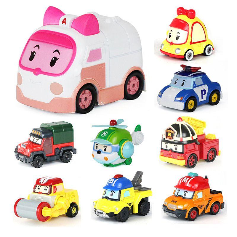 19 Styles New Robocar Poli Mini Vehicle Car Bus Toys South Korea Kids Gift Toy