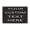 Custom Metal Road Warning Sign Handmade Tin Plaque Indoor Outdoor Garage Lawn Decor