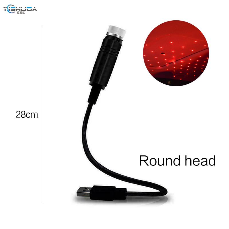 

UniversalLED Car Roof Star Night Light Projector Atmosphere Galaxy Lamp USB Decorative Lamp Adjustable Multiple Lighting Effects