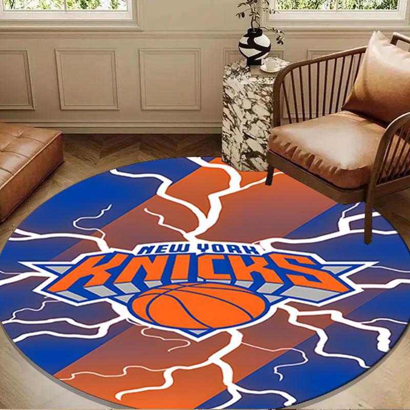 New York Football Round Mat, Anti-slip Circle Carpet Chair Rug For livingroom,Bedroom, Doormat Home Decor Gift Christmas Gifts