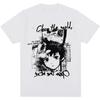 T-Shirt Serial Experiments Anime Lain Casual Print Unisex Fashion Short Sleeve Round Neck Top