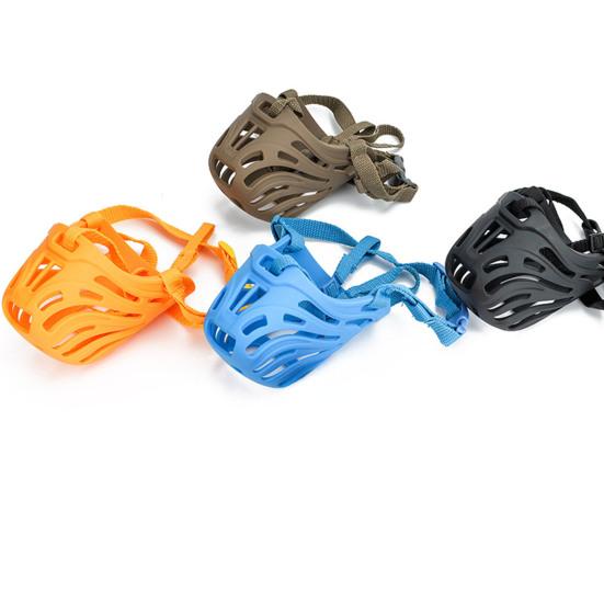 Silicone Dog Muzzle Professional Basket Muzzle Adjustable Dog Muzzle Prevents Eating Chewing And Barking for Large Medium Dogs Training
