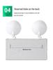 Punch-Free Double-Headed Emergency Exit Light - 24V/220V Corridor Safety Evacuation