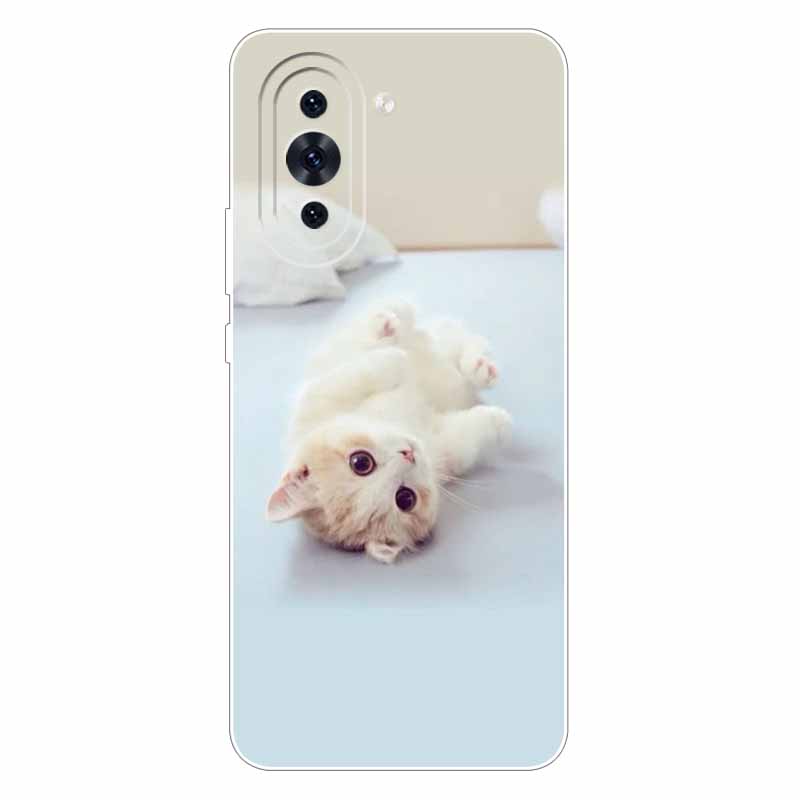 For Huawei Nova 10 Case Fashion Silicone Soft Cat Lion Back Cover for Huawei Nova 10 Case Protection Nova10 Cool Cartoon Shells