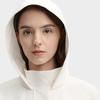 Fila Mysterious Journey Fashion Simple Solid Color Versatile Multi-Pocket Jacket Women Jackets Cloud-Mushroom-White F11W438702FWT