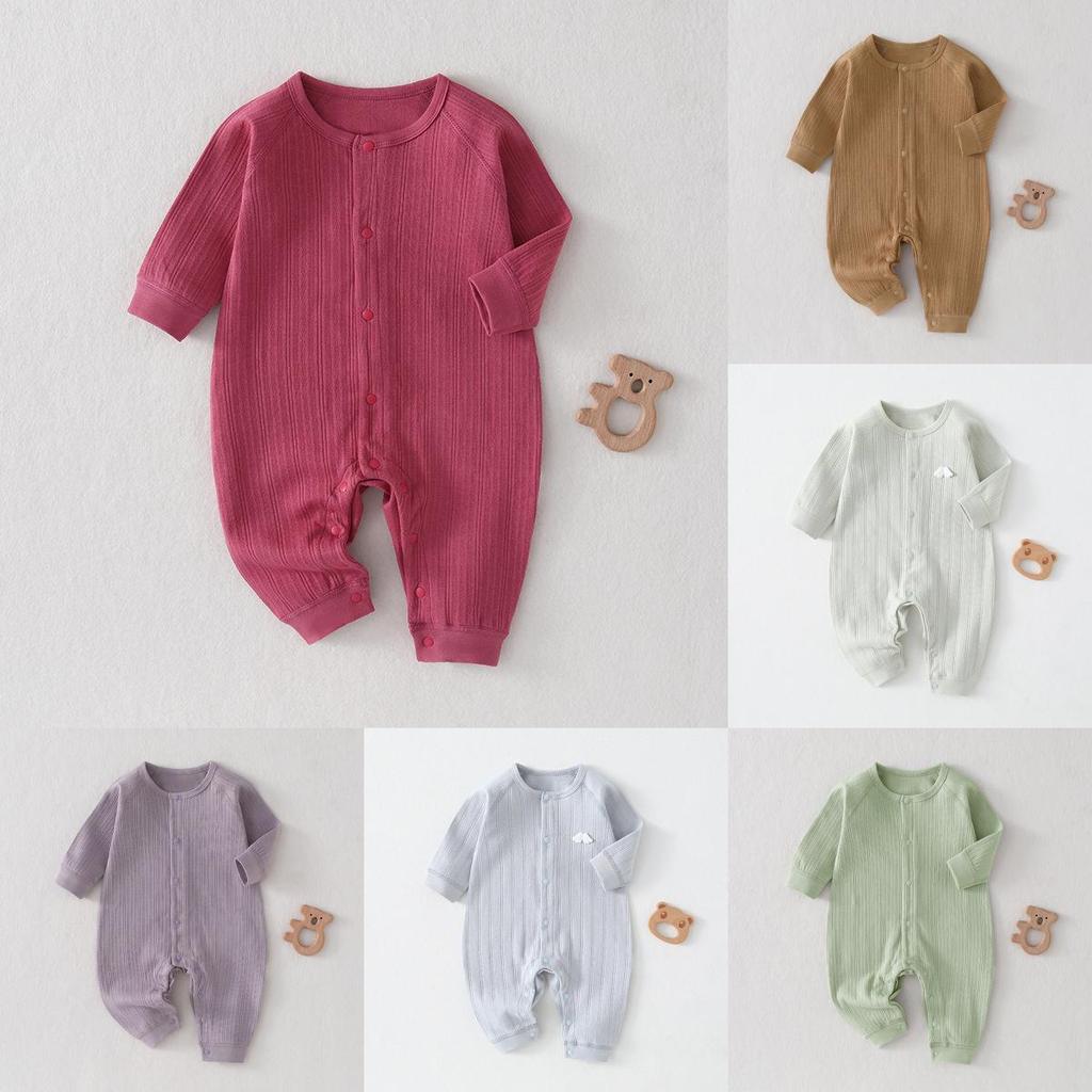 Baby Cotton Romper With Bonefree Design For Newborns And Infants