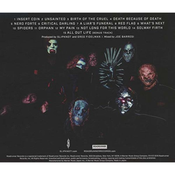 2019 SLIPKNOT / WE ARE NOT YOUR KIND WITH BONUS TRACK NEW from Japan