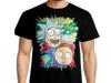 Rick and Morty Cartoon Network Jungle Warp Faces Men's T-shirt NEW