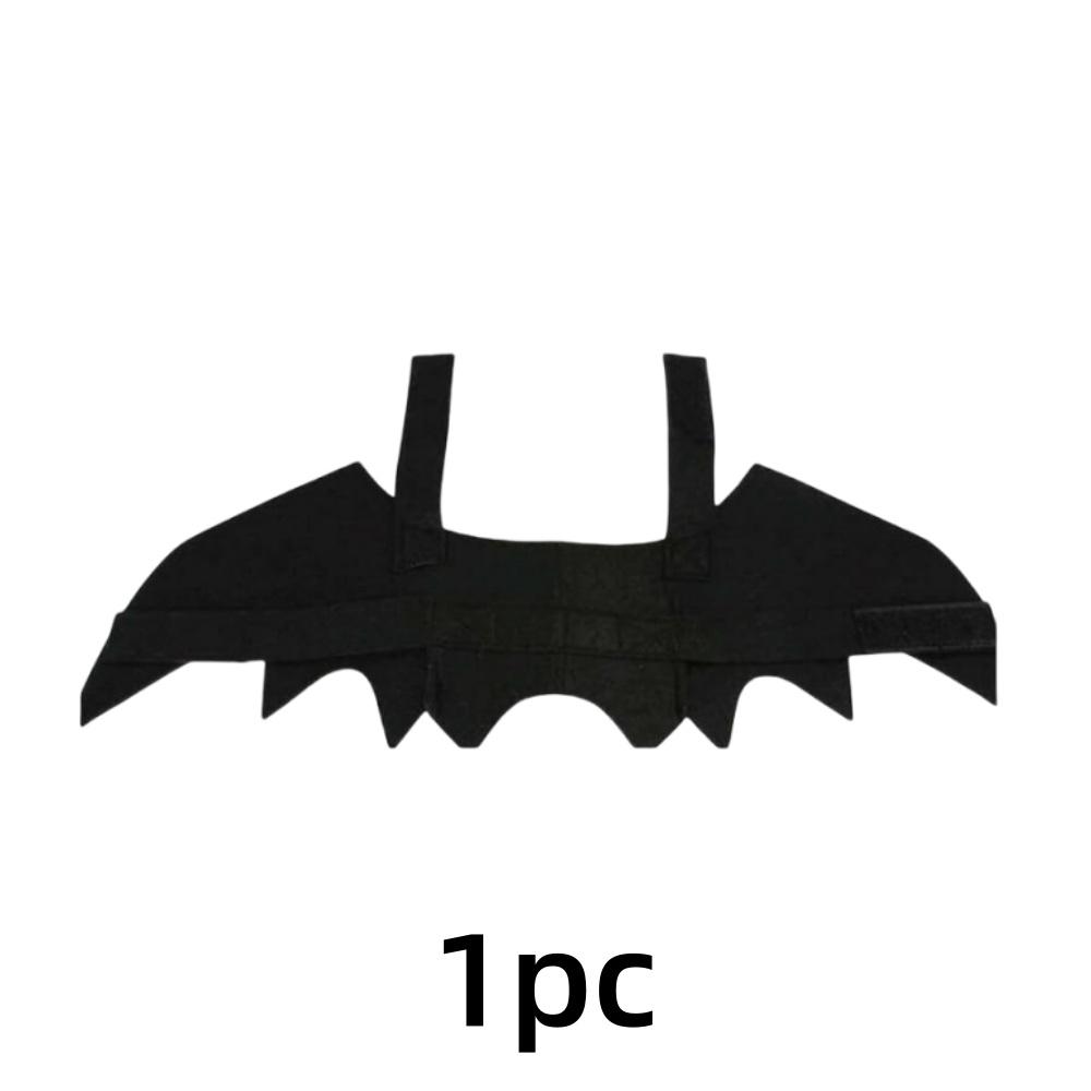 

1/3 шт. Регулируемые черные крылья летучей мыши для кошек, костюм, аксессуар для питомца на Хэллоуин для кошек и маленьких собак, праздничное нарядное веселье, аксессуар для косплея S