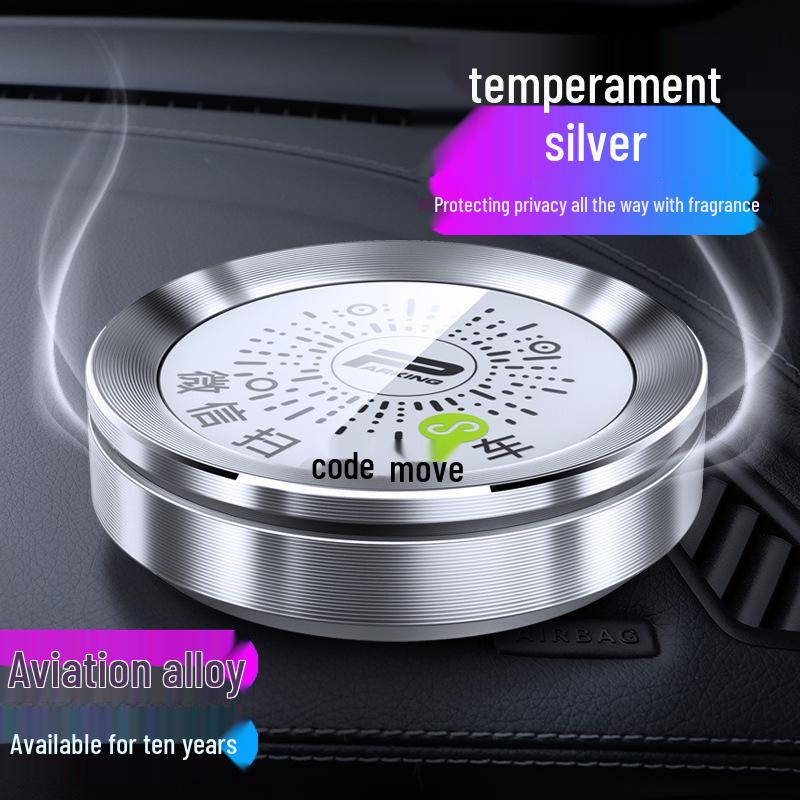 Aromatherapy Temporary Car QR Code Number Plate and Parking Sign