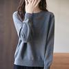 Thickened Round Neck Jacquard Sweater: New Spring & Autumn Collection