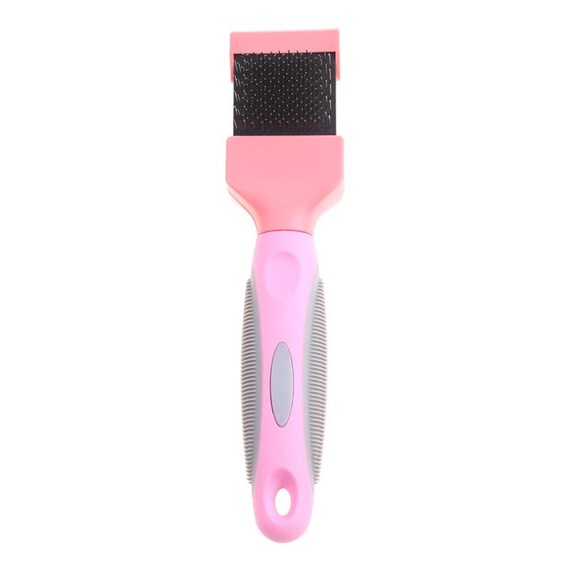 Double Sided Pet Hair Trimmer Comb Brush Dog Cat Hair Fur Bristle Grooming Shedding Cleaning Massage Comb Hair Remover