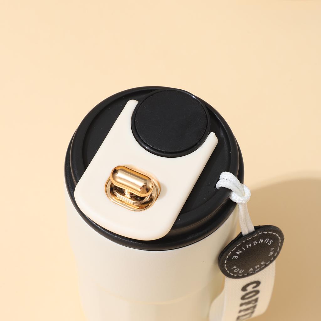 316 Stainless Steel Thermos Cup Intelligent Temperature Display Coffee Cup Rope Car Portable Cup