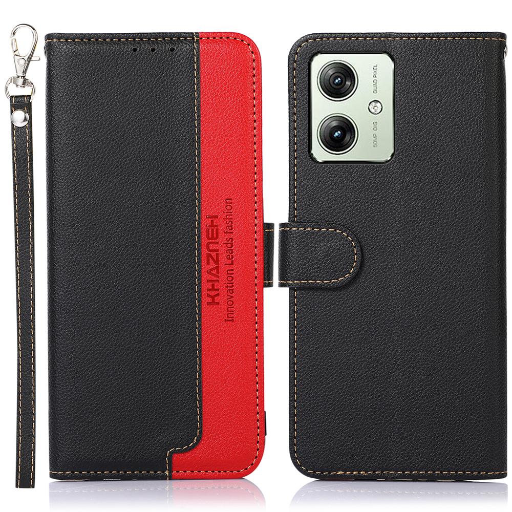 For Motorola Moto G64 5G Wallet Case RFID Blocking Leather Phone Cover
