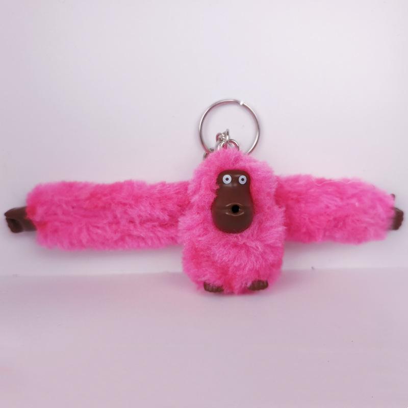 Cute Long-Tailed Monkey Key Chain Cartoon Cute Monkey Keychain Plush Toy Doll Bag Accessories Gift For Children