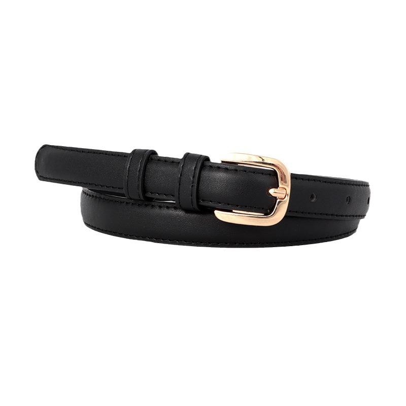 Slim Womens Belt Versatile Dress Pants Accessory Minimalist Summer Korean