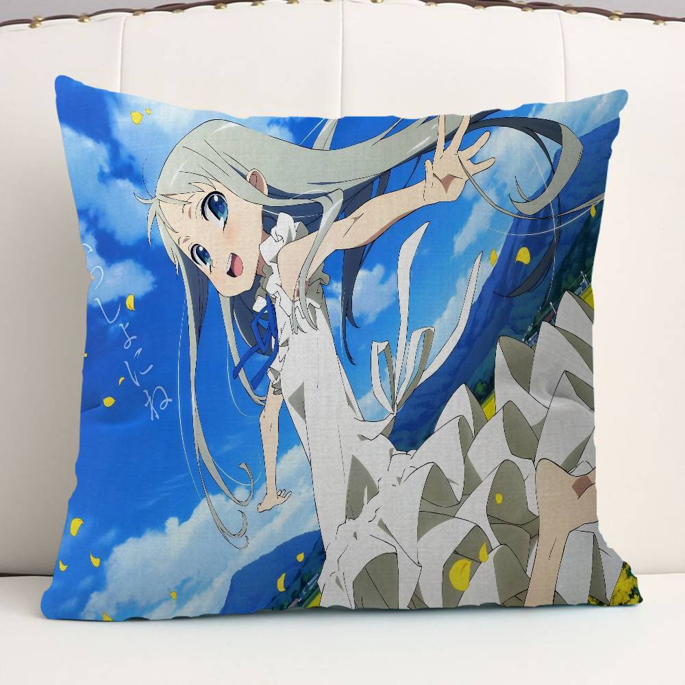 Anime Healing A-Anohana Pillow Cover Sofa Cushion Cover Home Room Decoration Children Gift