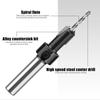 Woodworking Countersink Drill Bit Alloy Hole Cutter Drill Wood Screws Mount Drill Bit Woodworking Tools 8mm 10mm Shank