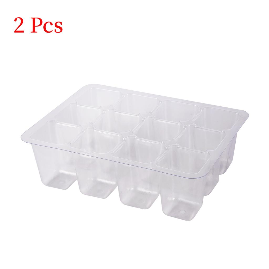 6/12 Cells Breathable Germination Box Garden Greenhouse Nursery Planter Vegetables Flower Succulents Growing Cultivation Pot