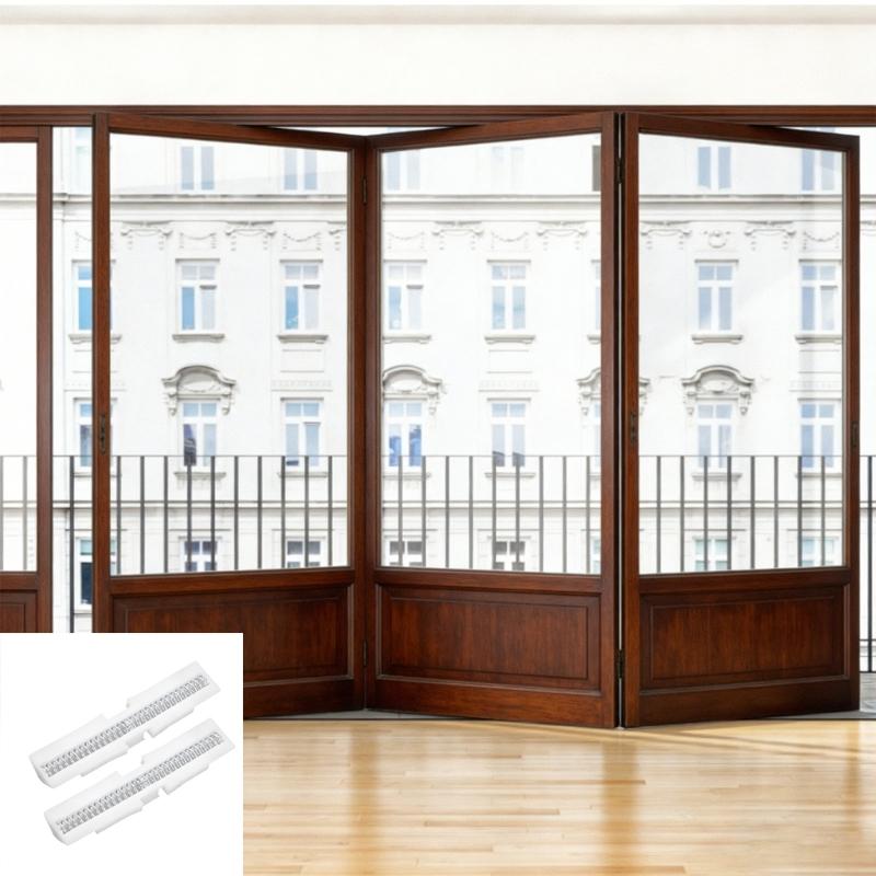 Heavy Type Spring Loaded Sliding Door Rail System Ensuring Quiet Reliable Performances for Home Office Environment