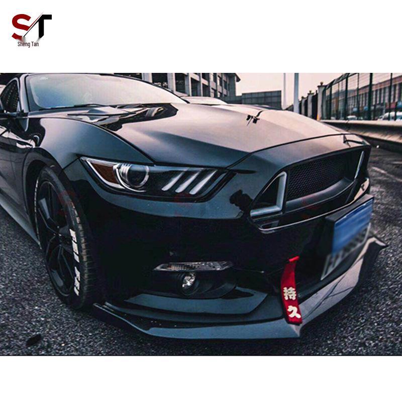 Carbon Fiber ROUSH Style Front Splitter Kit for 2015-17 Ford Mustang