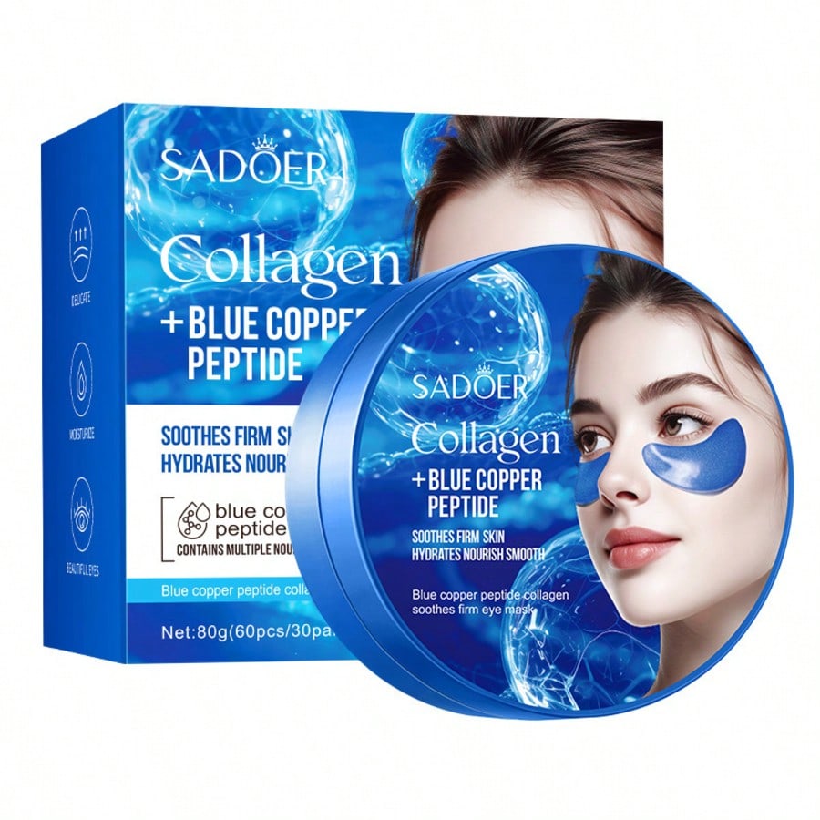 Caffeine Collagen Firming Eye Masks Anti Aging Hydrating Under Eye Treatment Reduce Puffiness Dark Circles