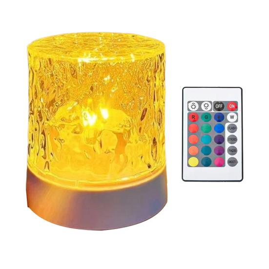 

Ocean Wave Projector Light 16 Colors Luminorthe Night Light 3D Holographic Water Ripple Ambient Lamp with Remote Control for Meditation Relaxation A