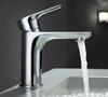 Modern Single-Handle Hand Washing Faucet Single-Hole Basin Faucet with Brass Ceramic Valve Core