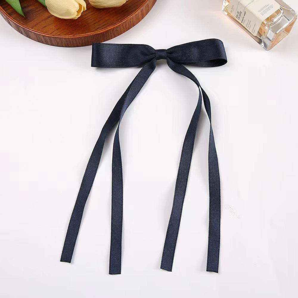 2pcs  New Cute Ribbon Bow Headband Long Tassel Hair Clip Women's Hair Accessories Girls Party Headwear Side Clips